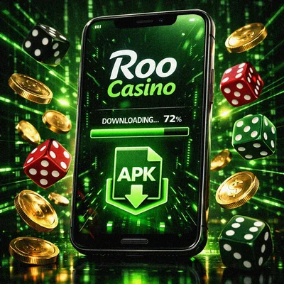 Downloading Android casino APK file